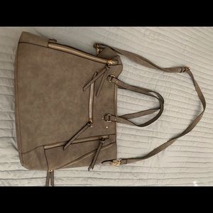 Gray purse